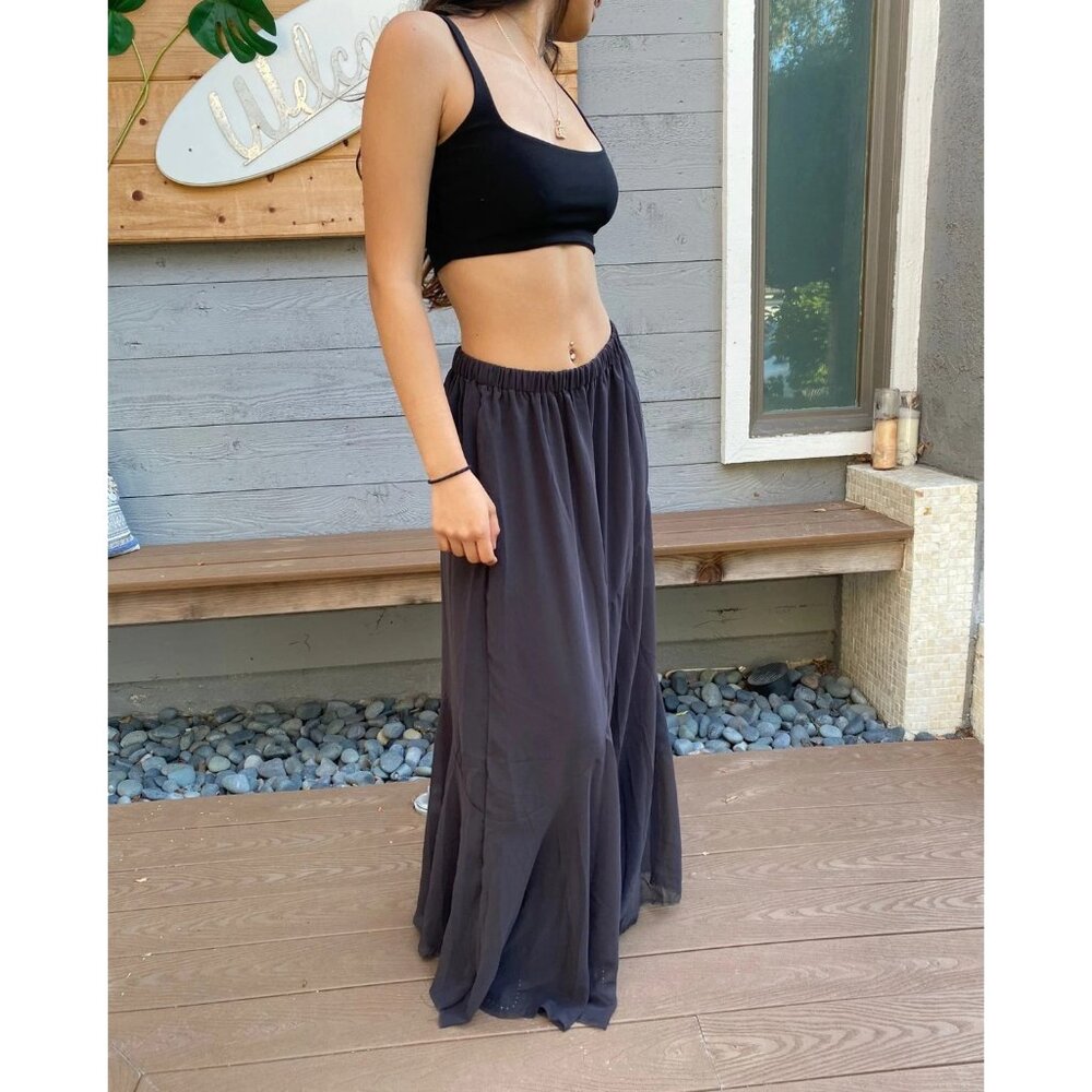 Isabel Marant Etoile Gray Maxi Long Skirt S-1